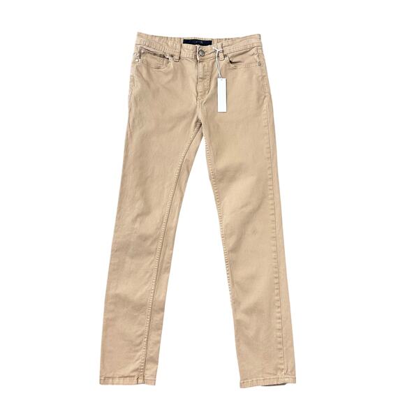 Joe's Jeans Girls Straight Mid Rise Chino Pants in Tan - Picture 1 of 8